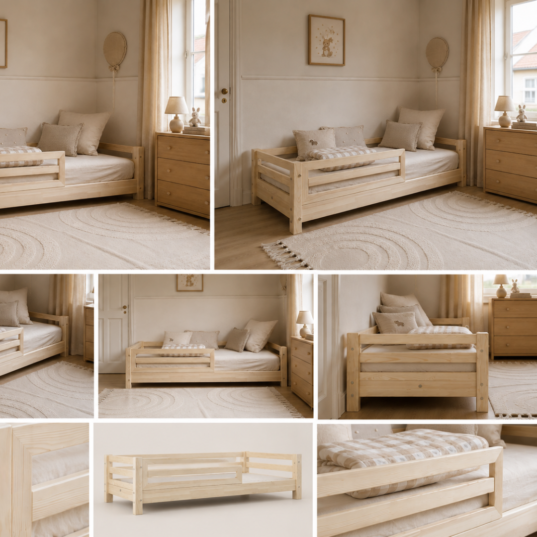 Cabinebed met barrière Ivan 70x140cm