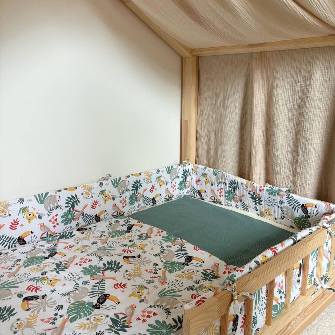 Tour de lit cabane coton Arthur