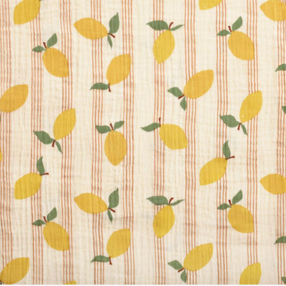 Housse de couette mousseline Citrons (édition limitée)