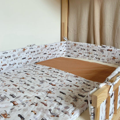 Tour de lit cabane coton Elio