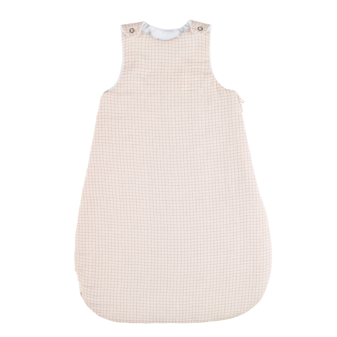 Gigoteuse bébé petits carreaux rose clair