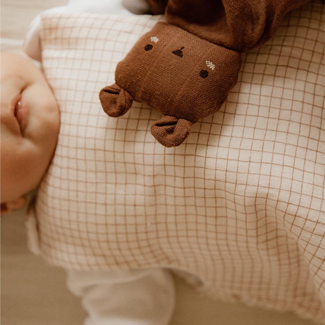 Gigoteuse bébé petits carreaux rose clair