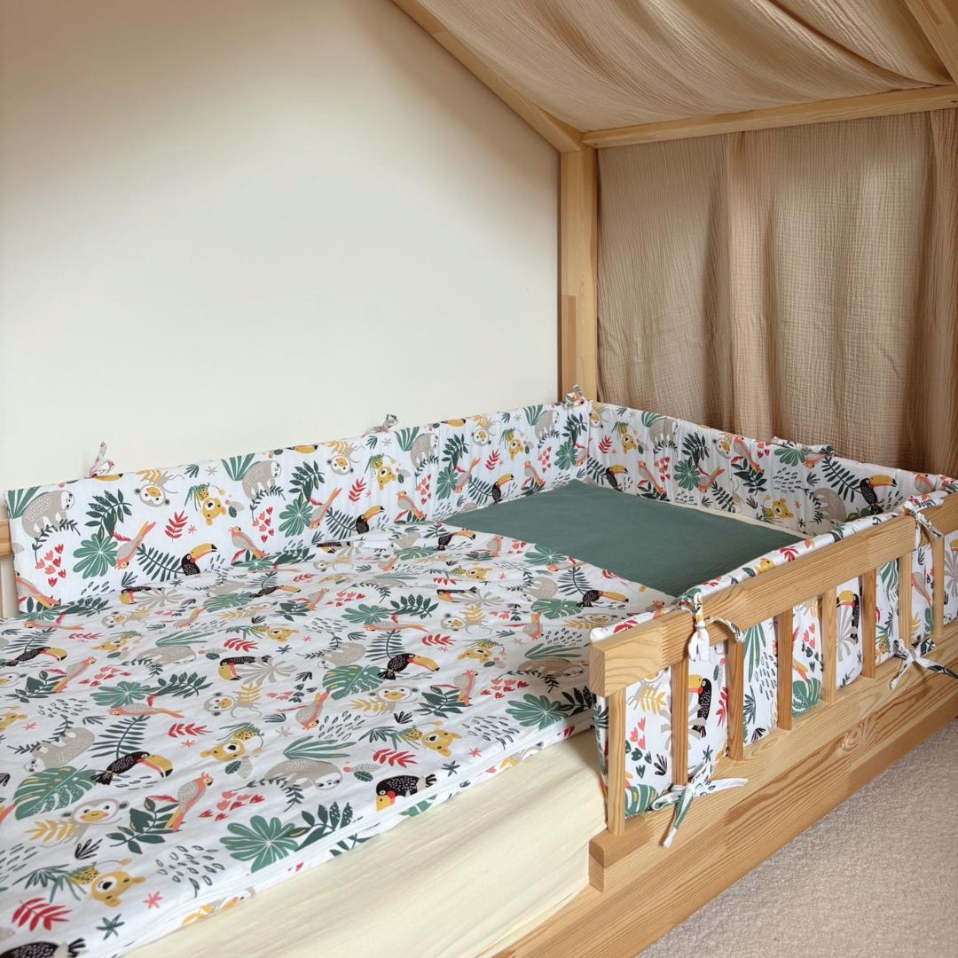 Tour de lit cabane coton Arthur