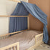 Ciel de lit cabane Bleu jean