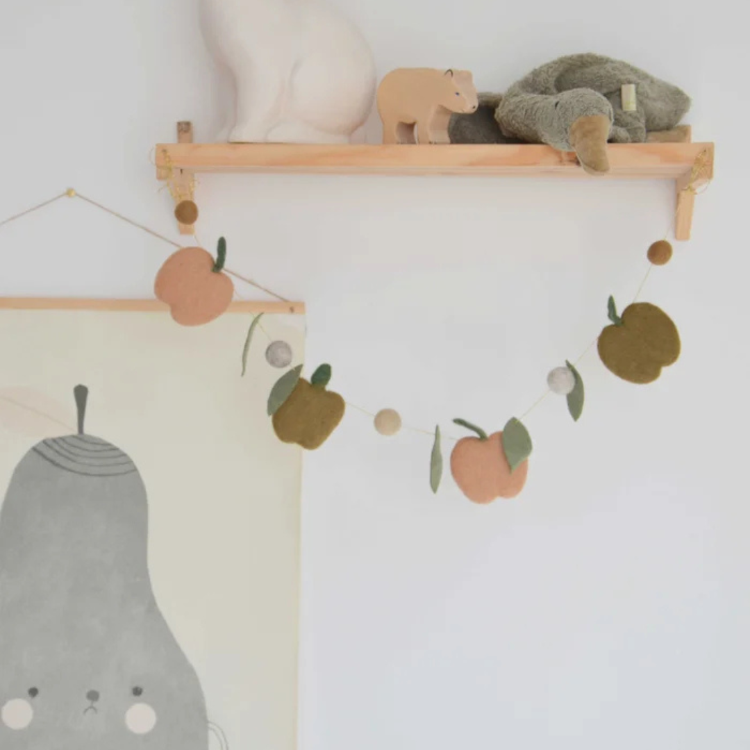 Slinger voor kinderkamer - Oker &amp;amp; Wit
