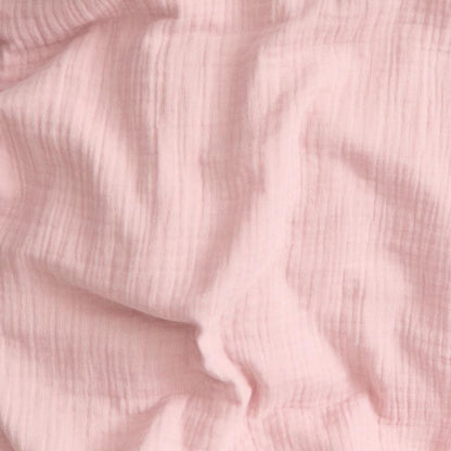 Housse de couette mousseline Rose pétale