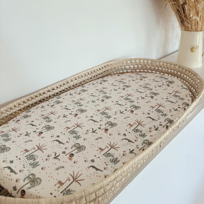 Luiermand + matras + dubbele gaashoes Ecru