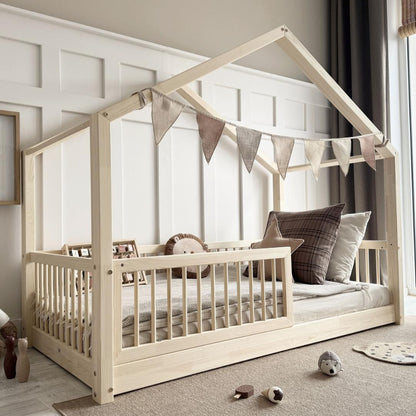 Lit cabane Montessori Flore 90x190cm