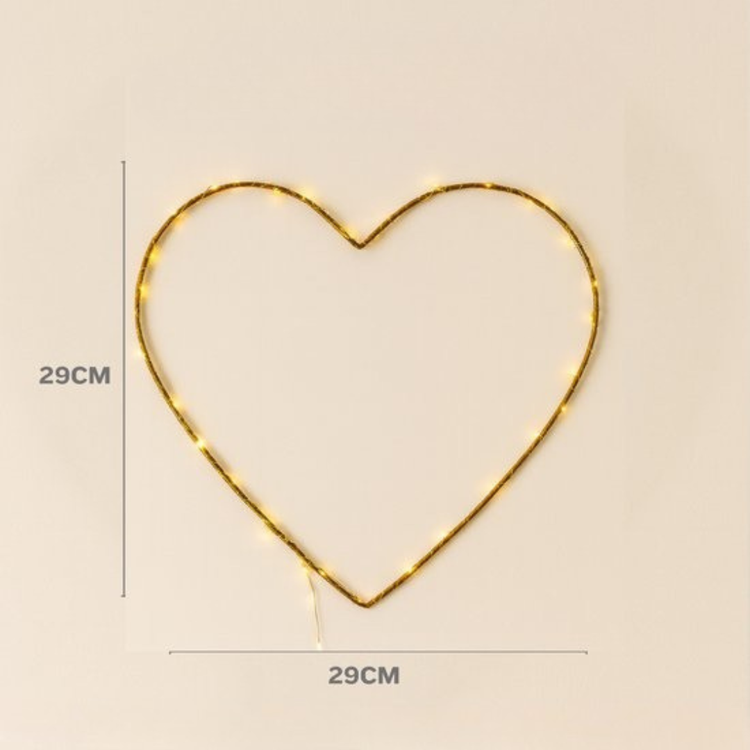Guirlande lumineuse LED - Coeur