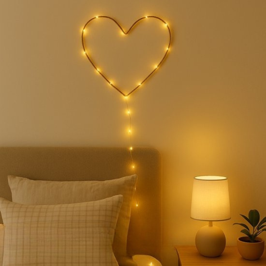 Guirlande lumineuse LED - Coeur