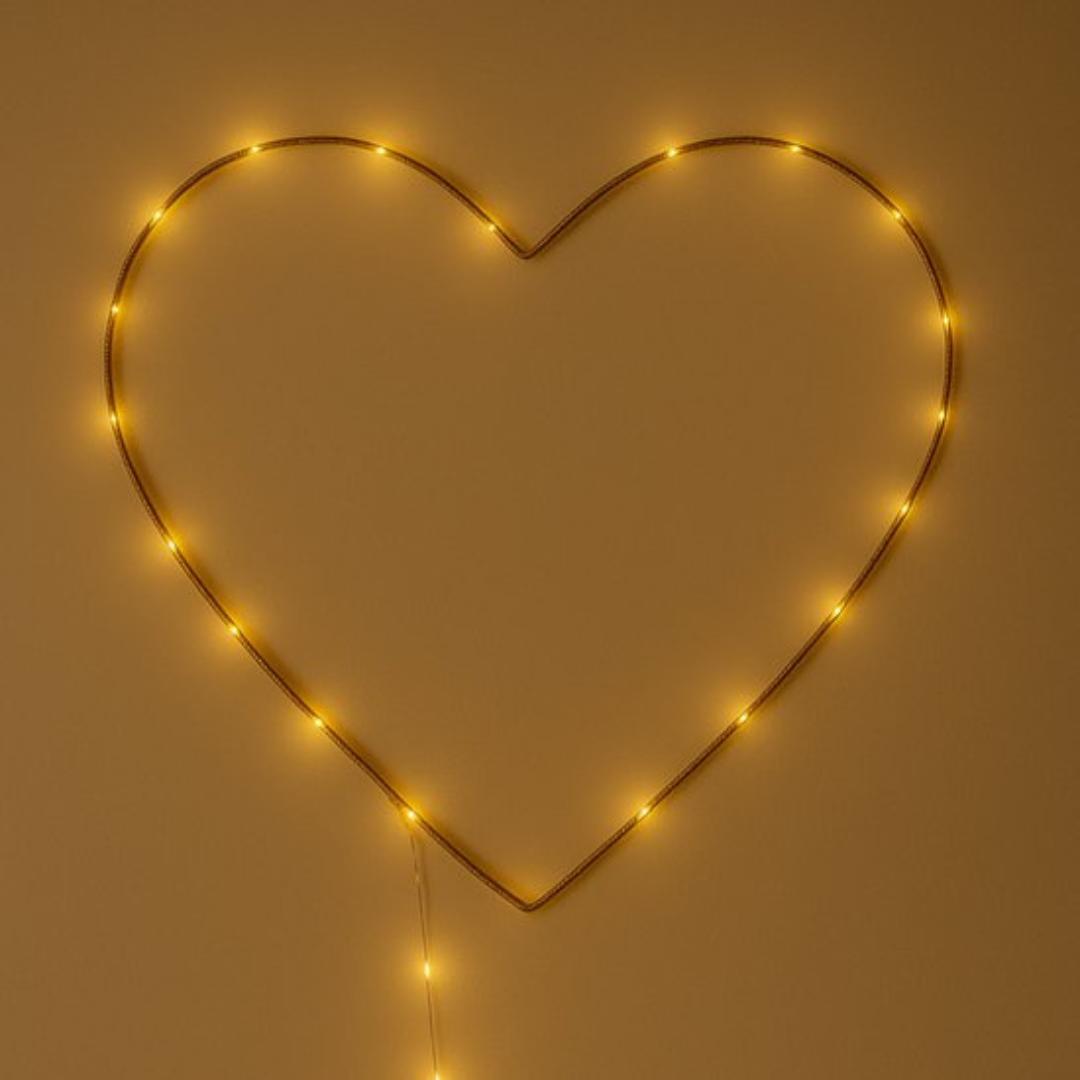 Guirlande lumineuse LED - Coeur