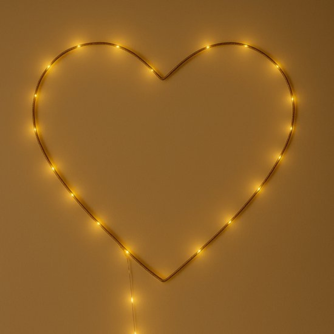 Guirlande lumineuse LED - Coeur