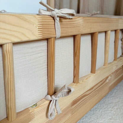 Beige dubbelgaas cabinebedbumper 
