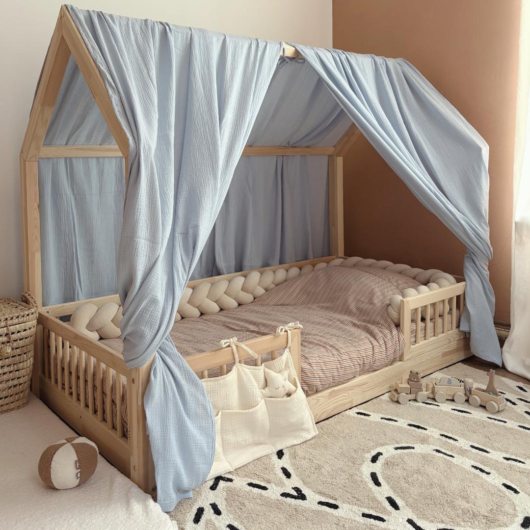 Ciel de lit cabane (pack de 2) Bleu glacier