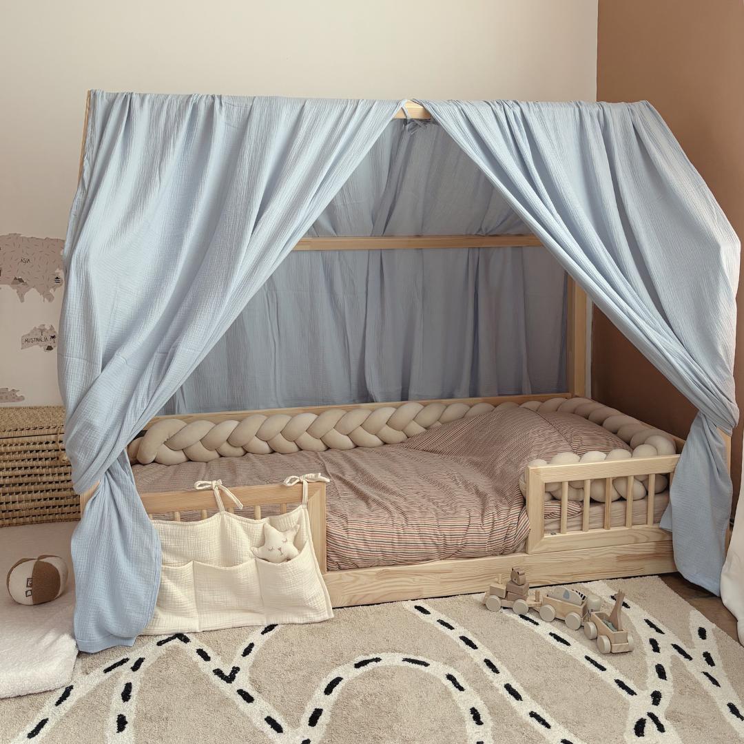 Ciel de lit cabane (pack de 2) Bleu glacier
