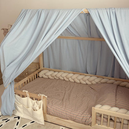 Ciel de lit cabane (pack de 2) Bleu glacier