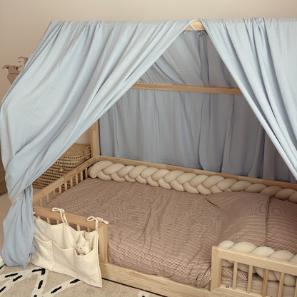 Ciel de lit cabane (pack de 2) Bleu glacier