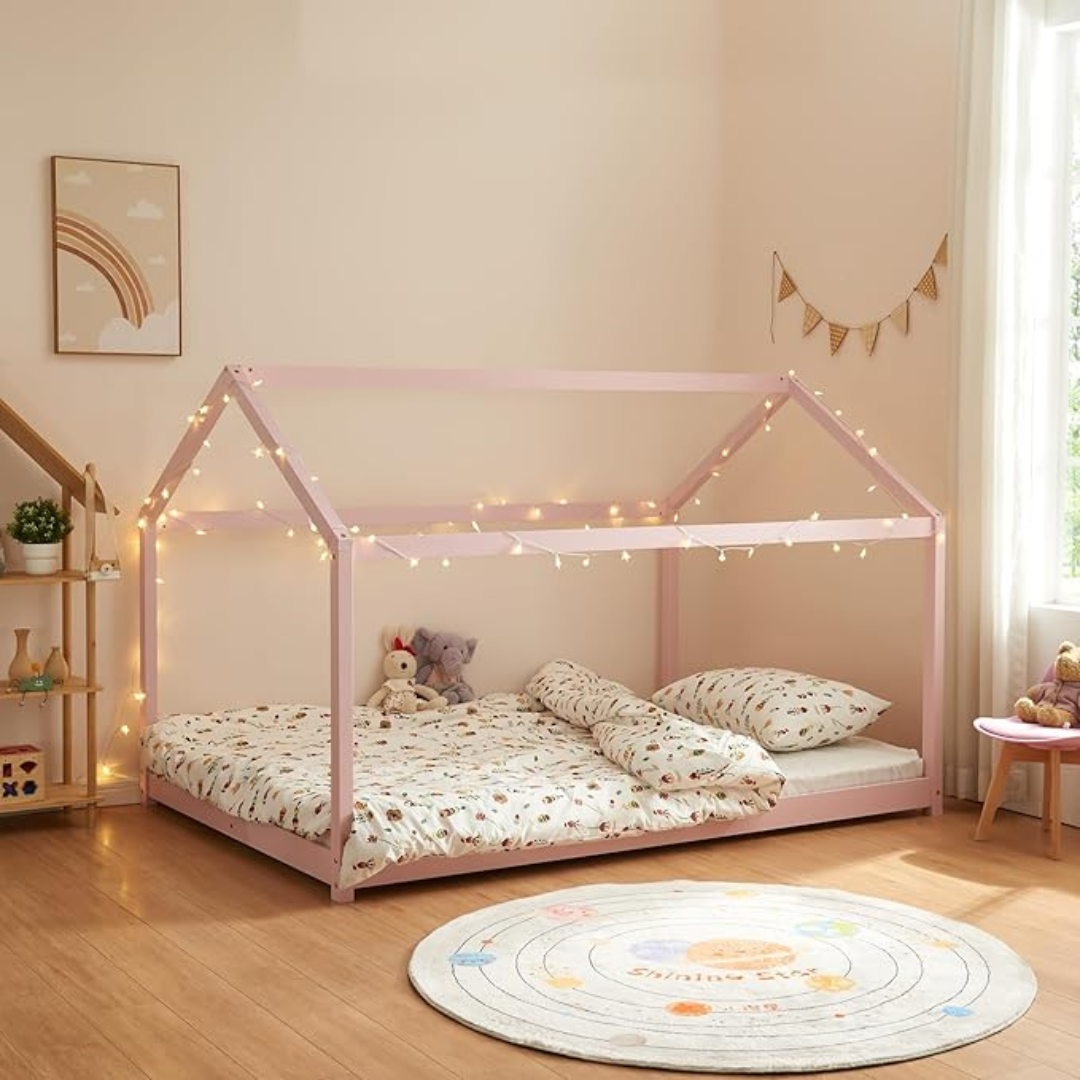 Montessori kajuitbed - 90x200cm - Roze