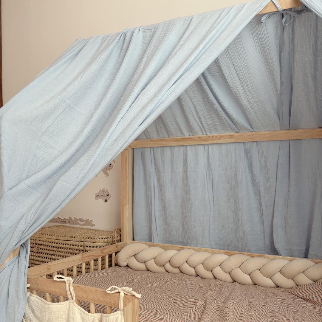 Ciel de lit cabane (pack de 2) Bleu glacier
