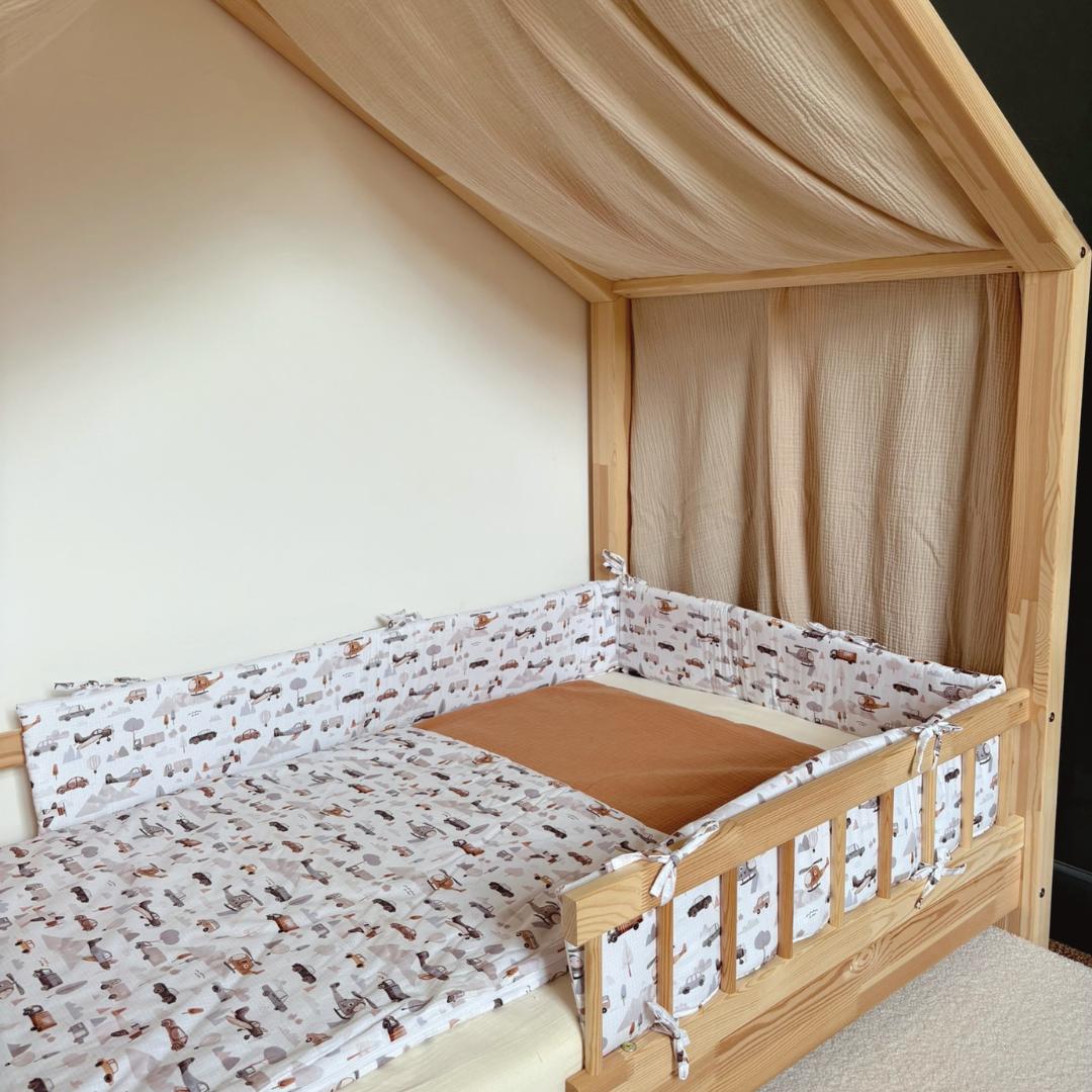 Tour de lit cabane coton Elio