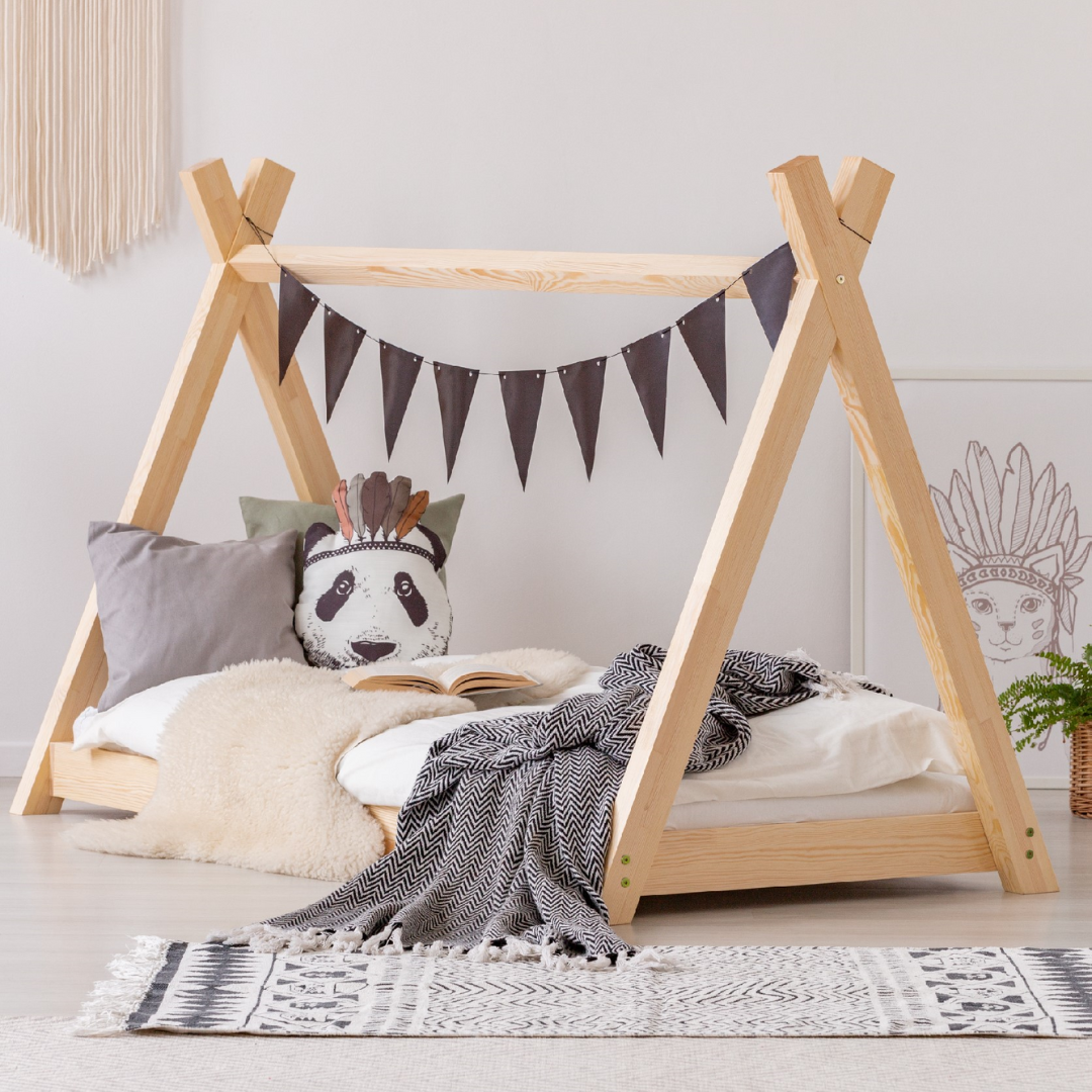 Lit tipi Montessori 80x160cm