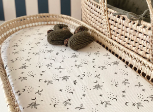 Panier à langer tissu jersey gaufré Nature