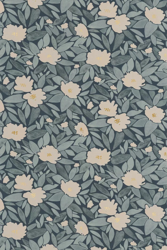Papier peint enfant fleuri