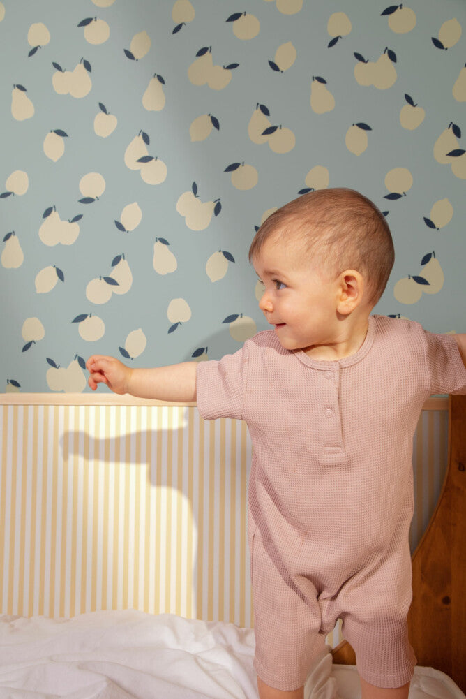 Papier peint enfant fruit