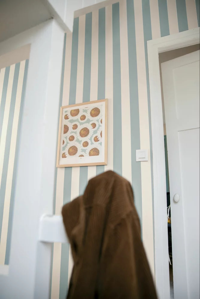 Papier peint enfant rayé