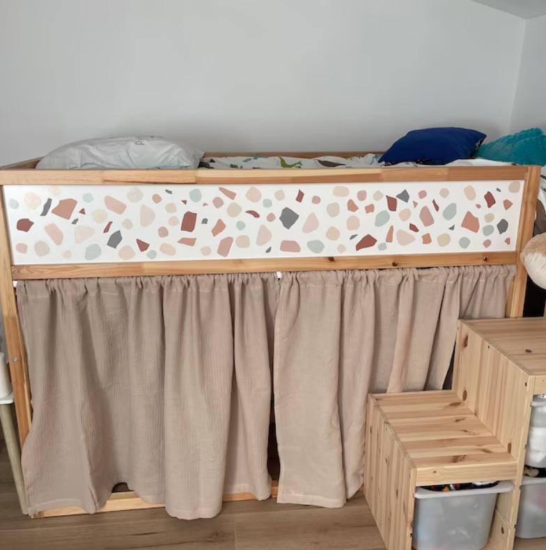 Rideaux lit Kura IKEA - Beige
