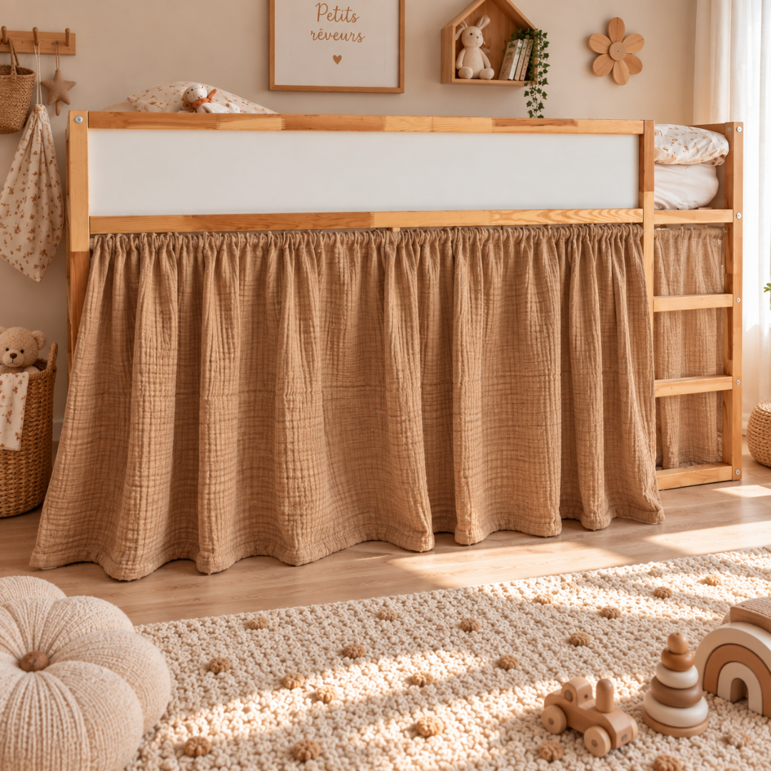 Rideaux lit Kura IKEA - Camel