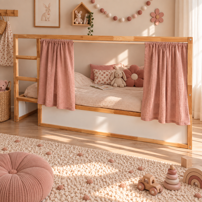 IKEA Kura bedgordijnen - Roze