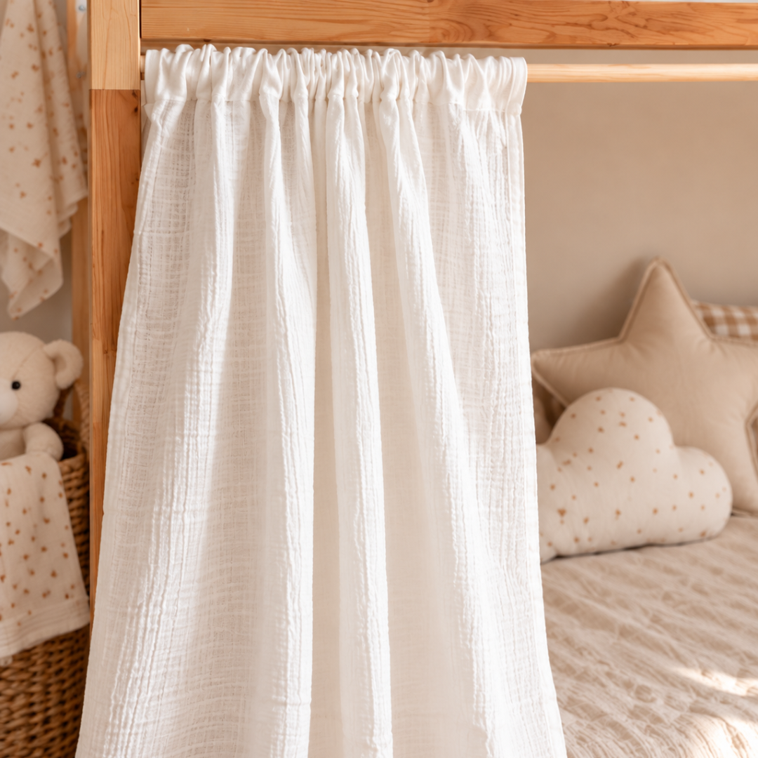 Rideaux lit Kura IKEA - Blanc