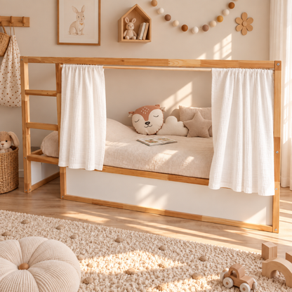 Rideaux lit Kura IKEA - Blanc