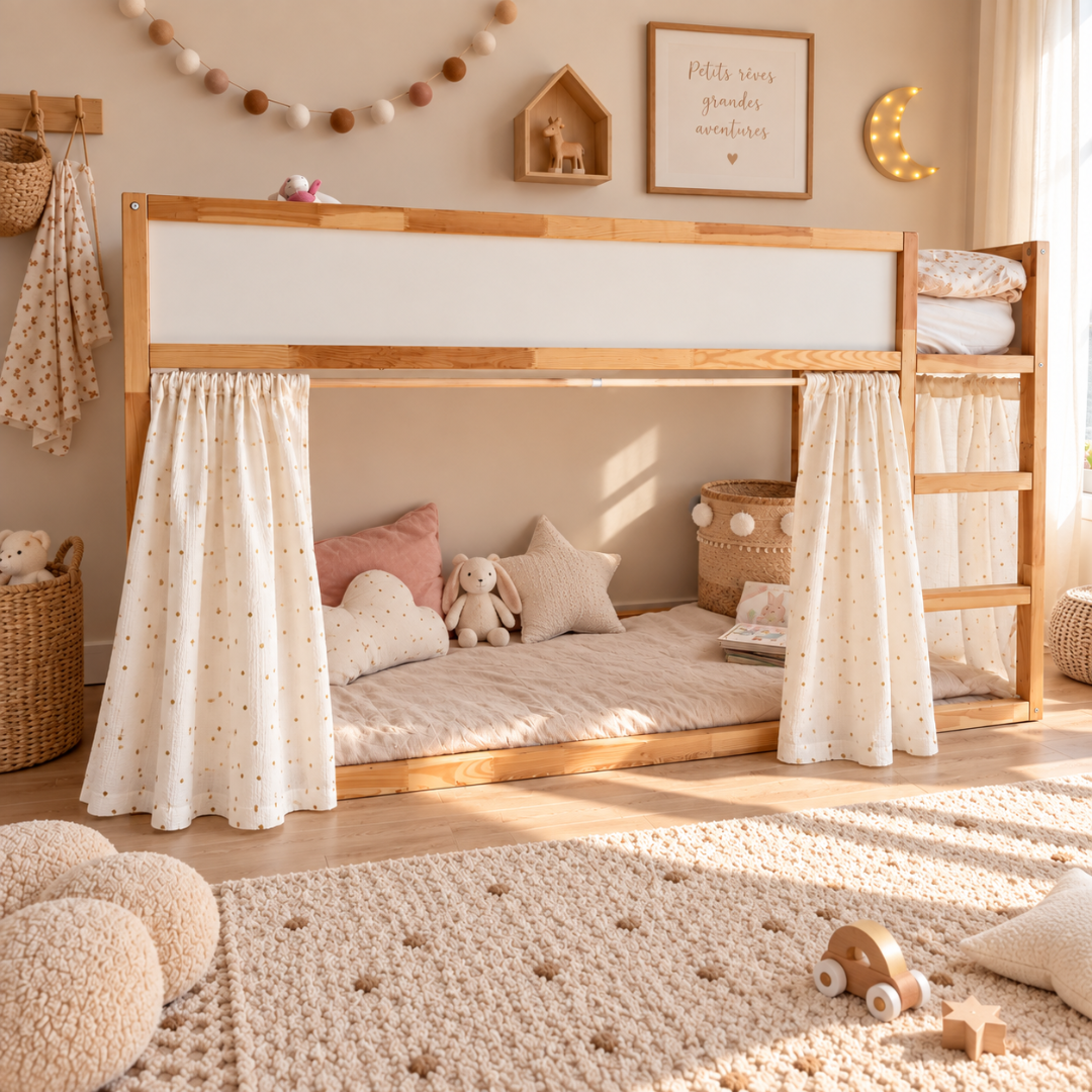 Rideaux lit Kura IKEA - Blanc OR