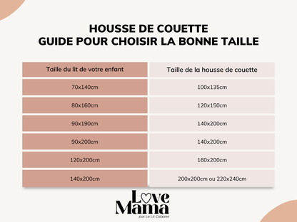 Housse de couette + taie Adam
