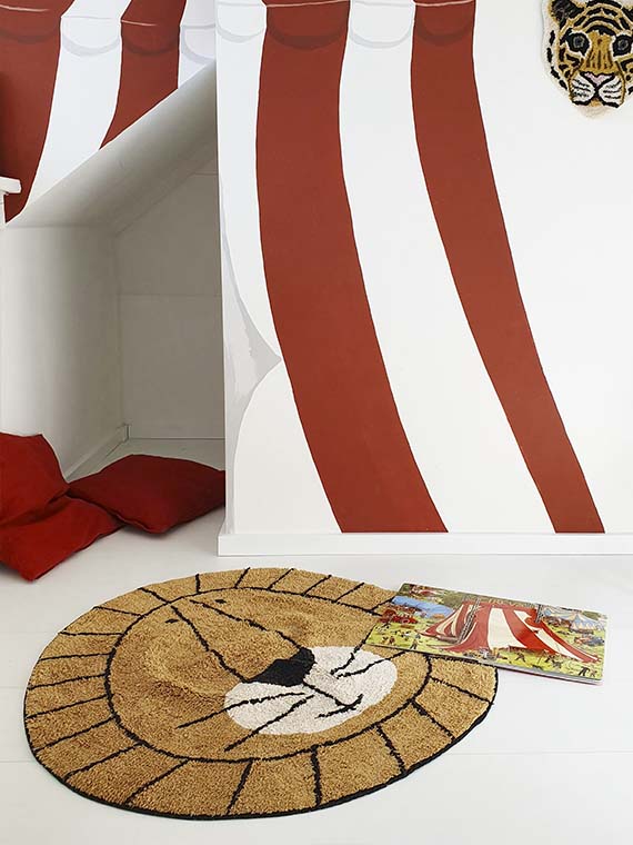 Tapis Lion Ocre