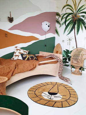 Tapis Lion Ocre
