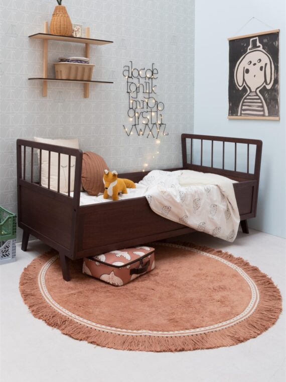 Tapis enfant rose vintage