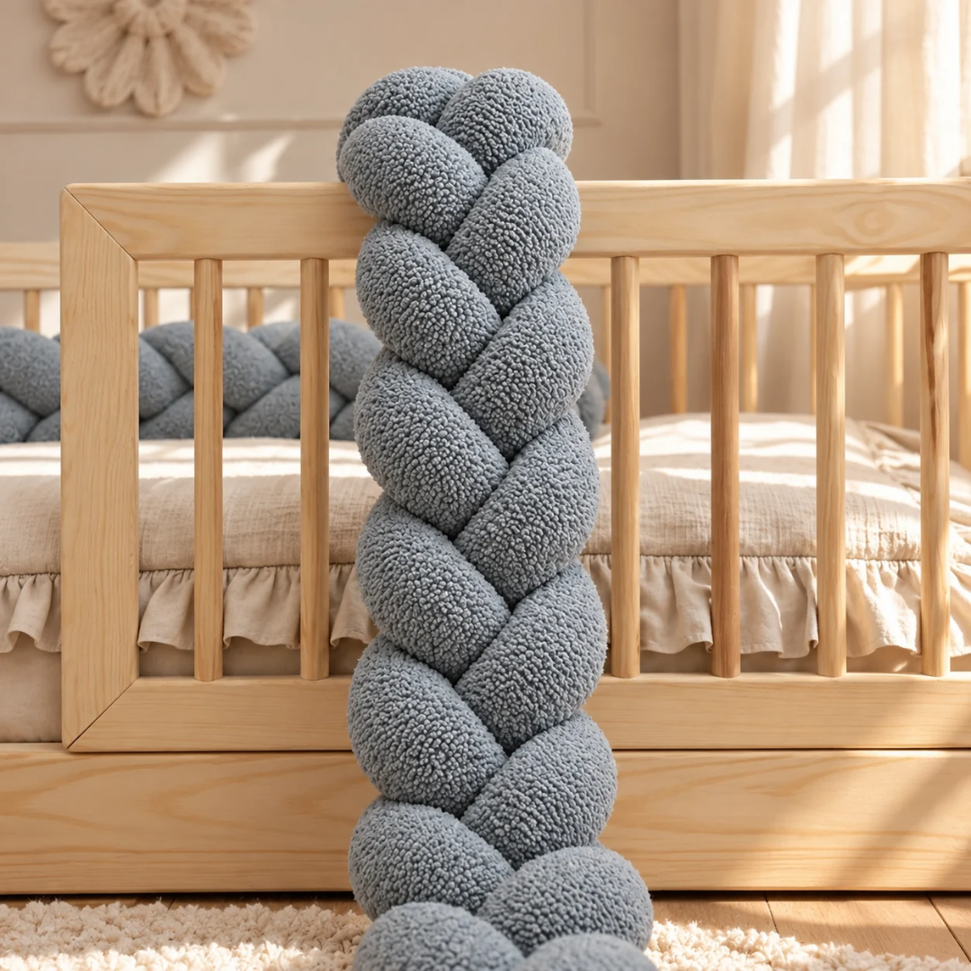 Donkerbeige bedvlecht 180cm