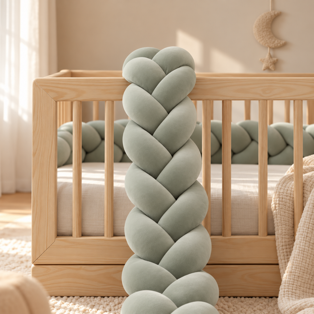 Donkerbeige bedvlecht 180cm