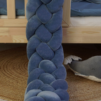Tresse de lit 4 brins Bleu 340cm