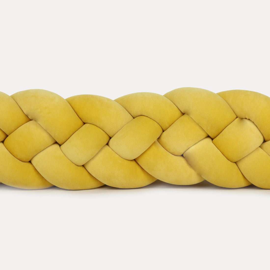 Tresse de lit 4 brins Jaune 240cm