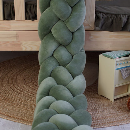 Tresse de lit 4 brins Vert 340cm