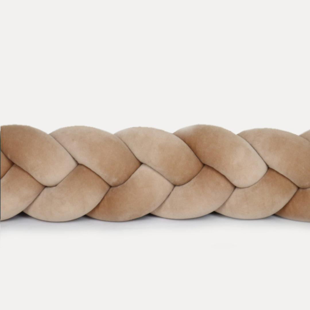 Tresse de lit Moka latte 200cm