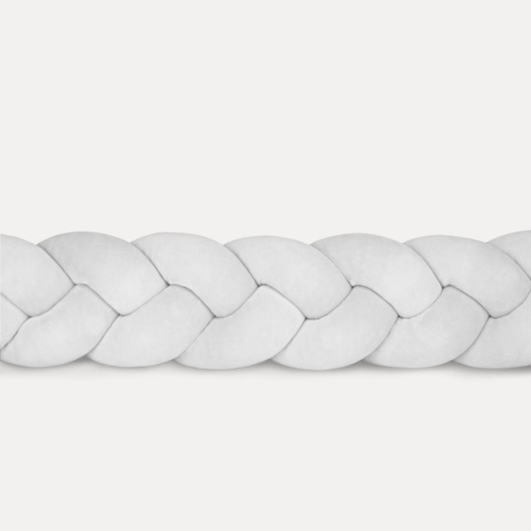 Tresse de lit Blanc 180cm