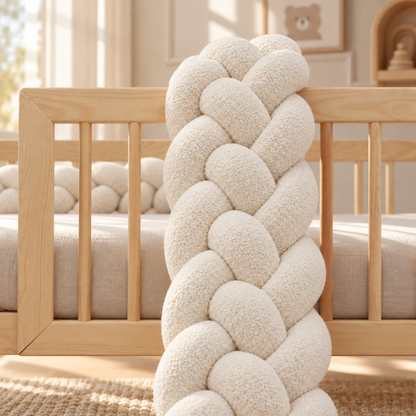 Donkerbeige bedvlecht 180cm
