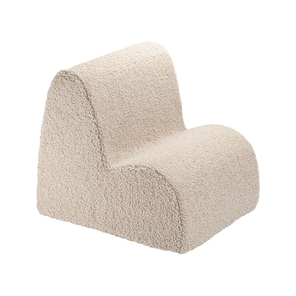 Fauteuil bouclette - Beige