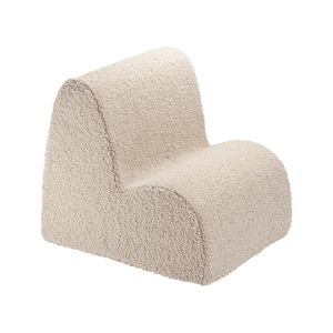 Fauteuil bouclette - Beige