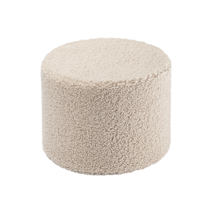 Pouf bouclette Beige